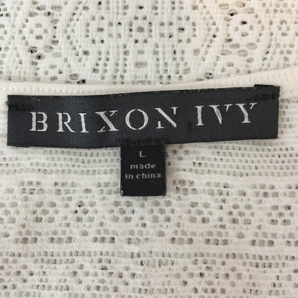 Brixon Ivy Stitch Fix Lace V Neck White Top - Picture 3 of 6